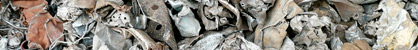 odpad s nízkým podílem železa (autovraky, bílý šrot z domácností)