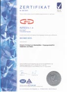 Zertifikat ISO deutschen